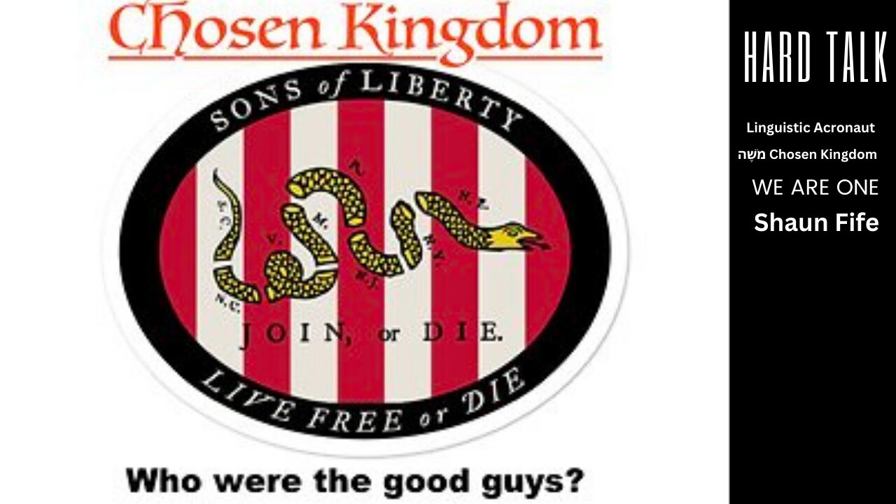 Sons Of Liberty. Hard Talk with Shaun Fife, The Chosen One & Linguistic Acronaut