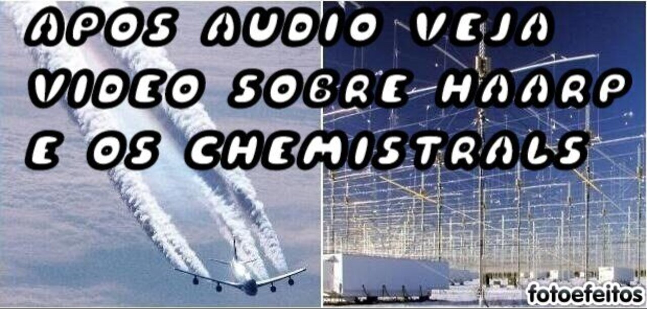 ESTA ACONTECENDO NO BRASIL MUITO IMPORTANTE - HAARP/CHEMISTRALS