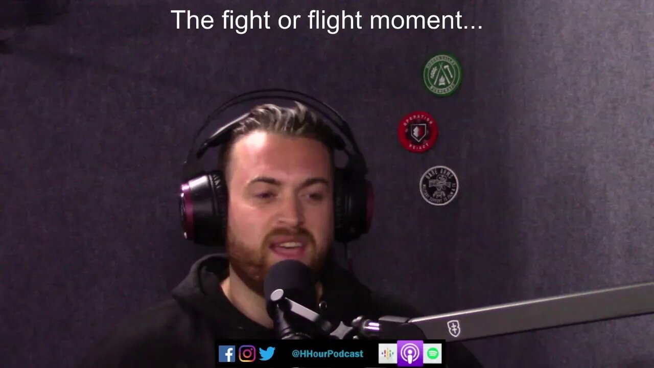 Charlie's fight or flight moment