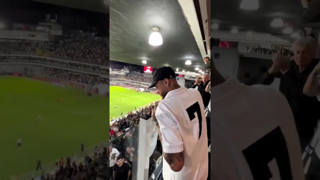 Neymar na Vila Belmiro