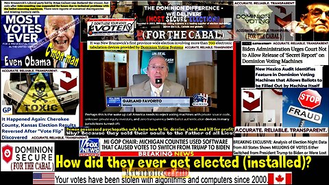 Favorito Walks Through Election Machine Report Hidden By Government Showing How Votes Can Be Flipped