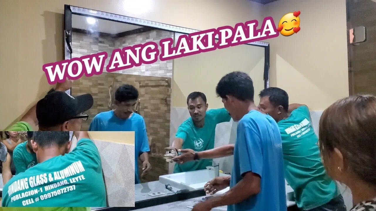 Philippine Beach House mirror installation