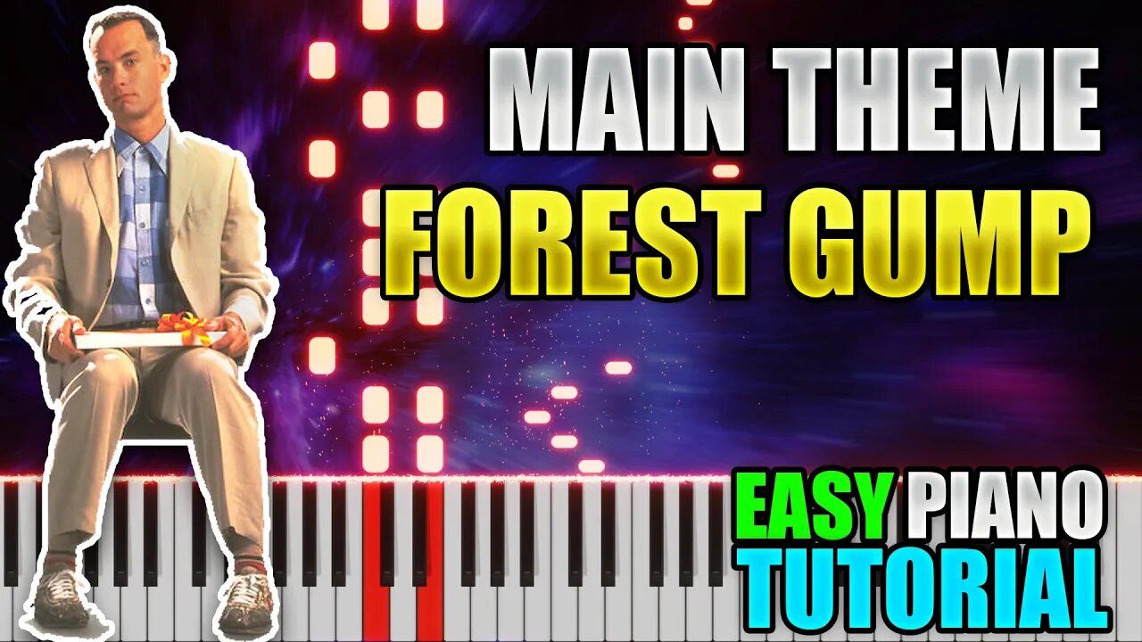 Forest Gump (Main Theme) | Easy Piano Lesson