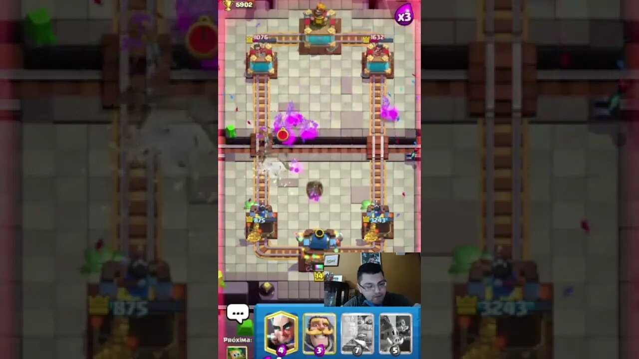 Clash royale perdemos alguns troféus 😢😢