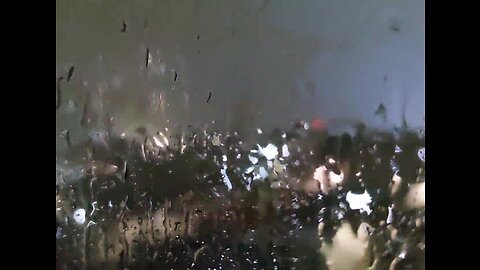 Gentle Window Rain and ThunderㅣRain for Sleep, Work, Study and Relaxation.