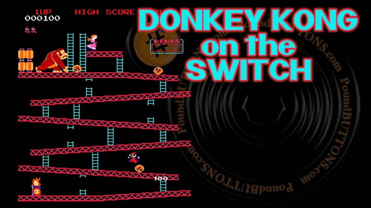 Donkey Kong on the Switch(I nailed the last 10 seconds of this video)