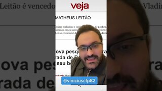TEATRO? Matheus Leitão impressionado com a virada de Bolsonaro nas pesquisas da Genial/Quaest P1