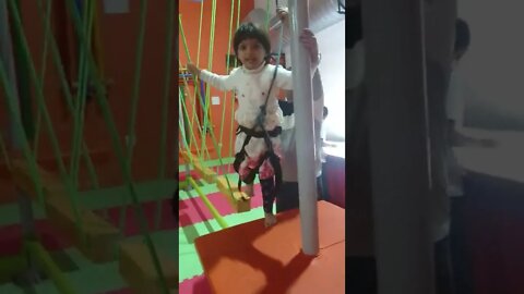 Kavya is doing stunts 😘 #trending #video #playground