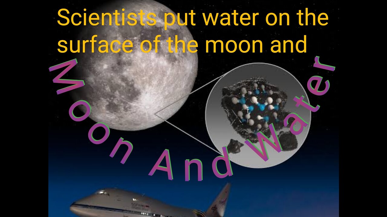 Scientists put water on the surface of the moon and