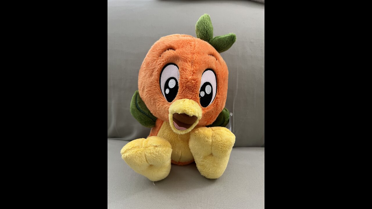 Walt Disney World Florida Orange Bird Big Feet Plush Doll #shorts