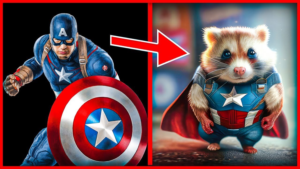 AVENGERS but HAMSTER-VENGERS 💥 All Characters