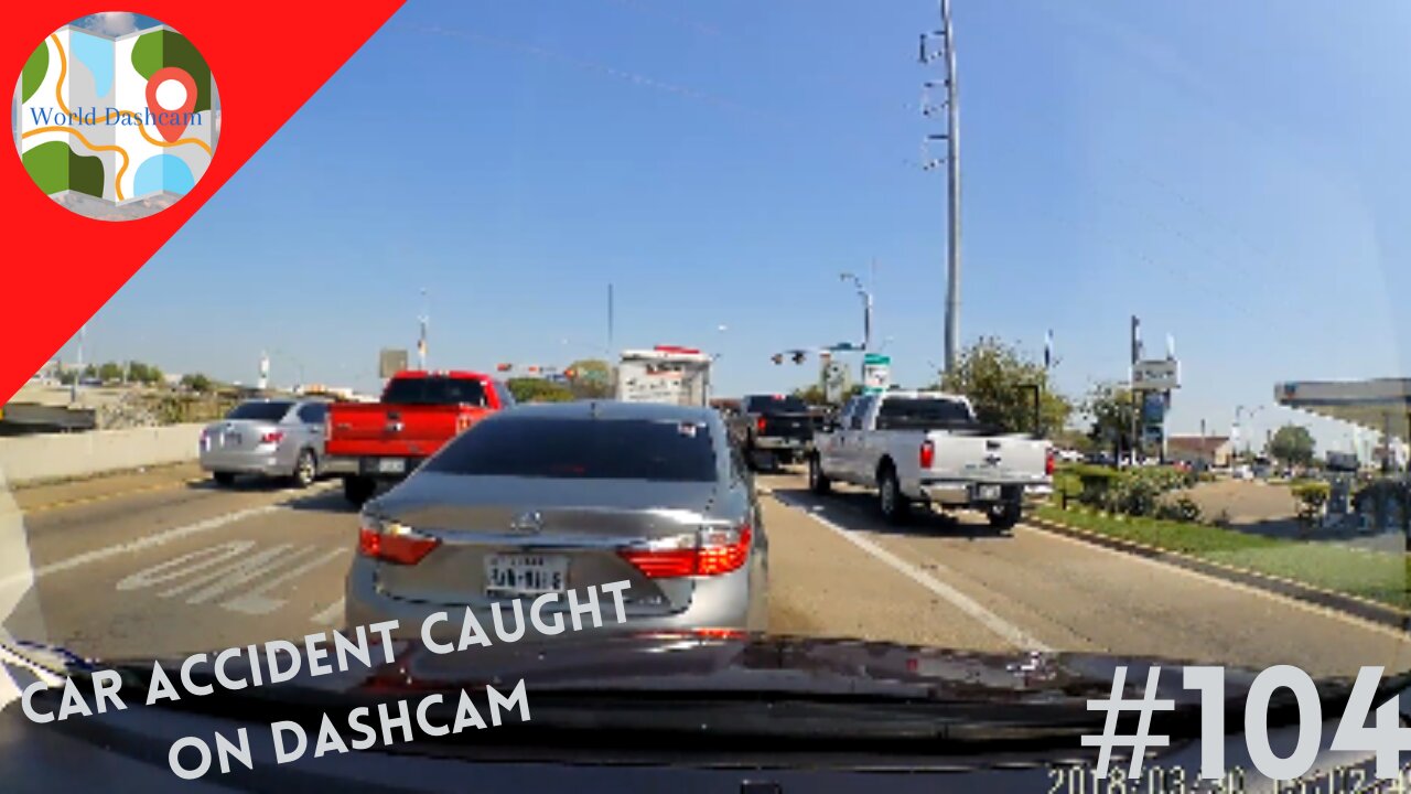 Old Lady Pretends That Dashcam Owner Rear-Ended Her - Dashcam Clip Of The Day #104