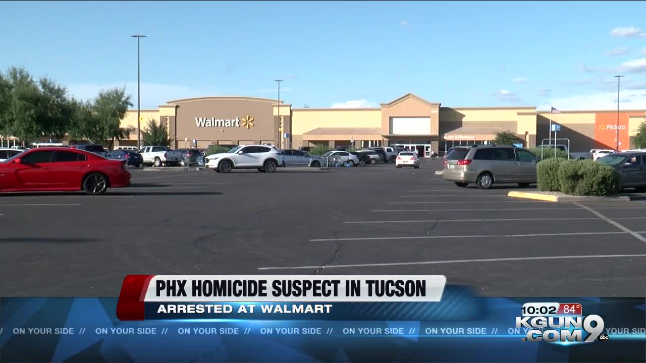 Phoenix homicide suspect arrested in Tucson