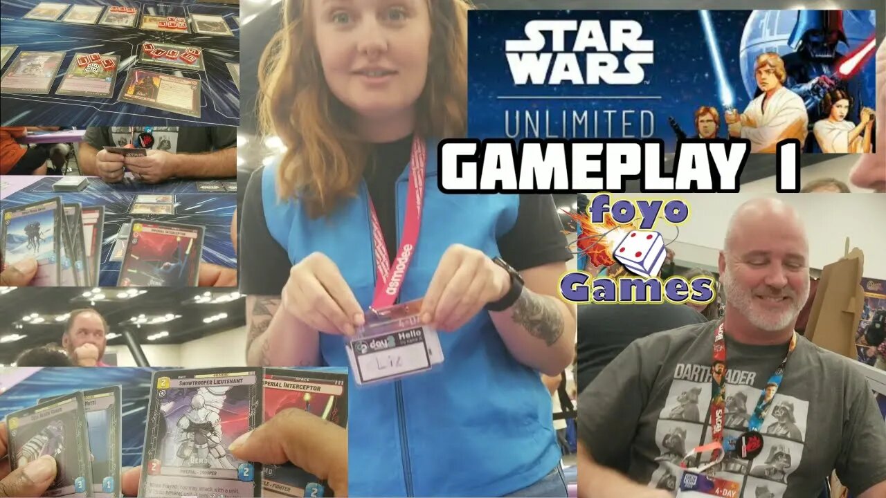 Star Wars Unlimited Gameplay 1 | Gen Con