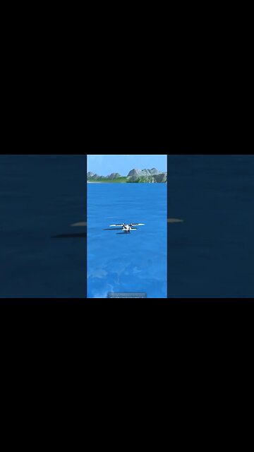 Riding PS-26 Seaplane across the Water | Turboprop Flight Simulator #shorts