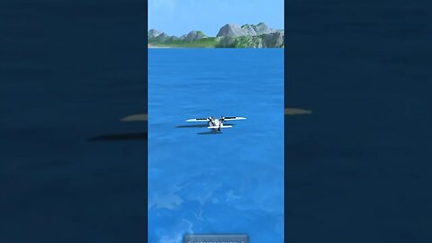 Riding PS-26 Seaplane across the Water | Turboprop Flight Simulator #shorts