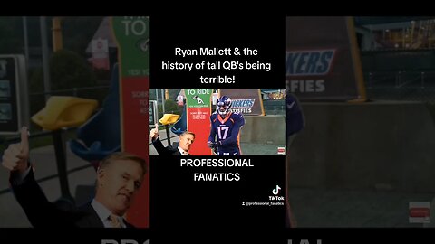 Ryan Mallett & the list of tall NFL QB busts! #nfl #like #shorts #fantasyfootball #subscribe #funny