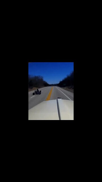 Scary Video Footage Caught On Dashcam #shorts