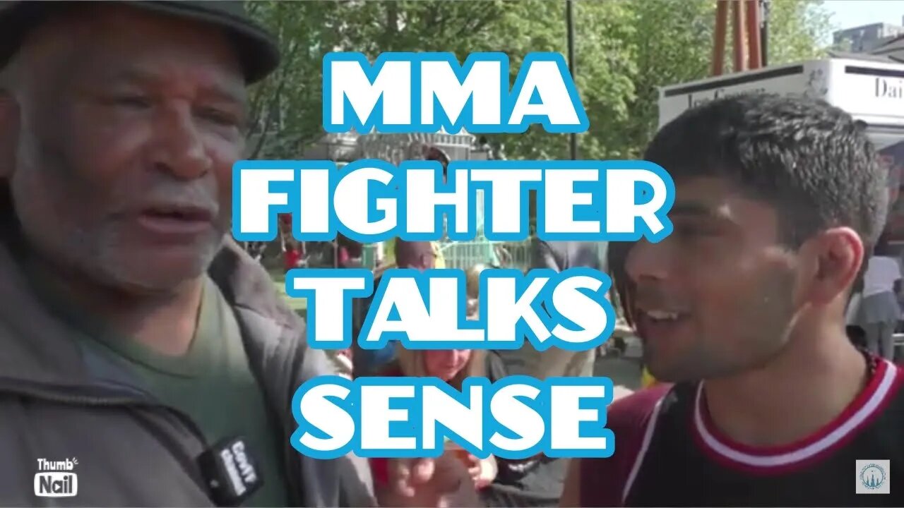 MMA fighter debunks Christian.