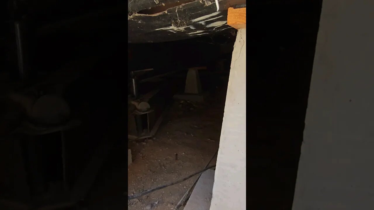 When double wide hitches block access to most of the crawlspace #shorts