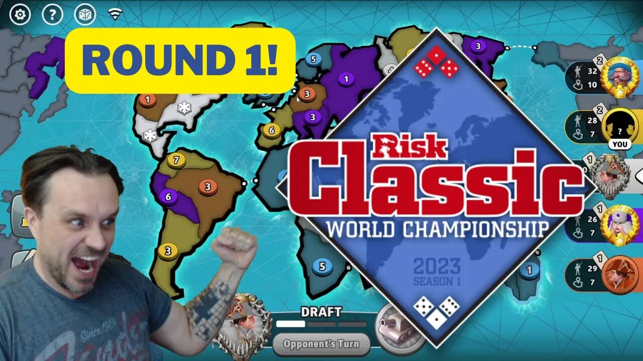 Risk Classic World Championships - Round One Official Game - 2023 S1