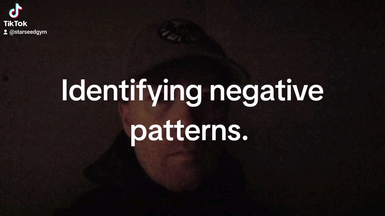 Identifying negative patterns.
