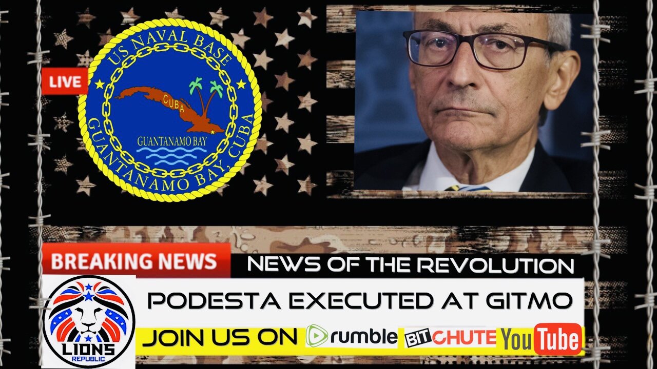 PODESTA EXECUTED AT GITMO