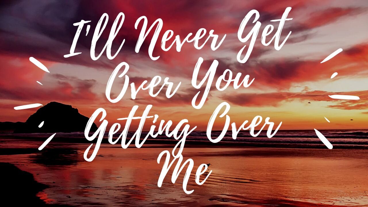 I'LL NEVER GET OVER YOU GETTING OVER ME by MYMP (KARAOKE)