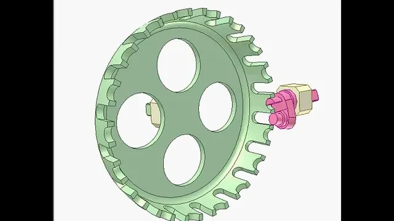 3148 Spatial Geneva mechanism 4