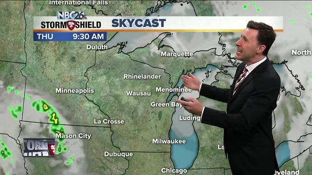 Michael Fish's NBC26 Storm Shield weather forecast