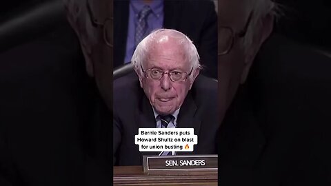 Bernie Sanders Puts Howard Shultz On Blast