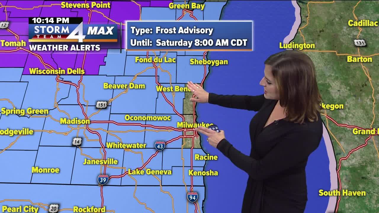 Frost advisory issued for Saturday morning