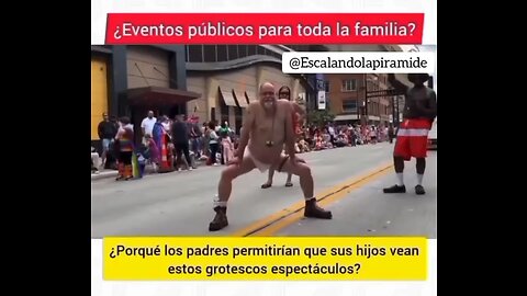 MIEMBROS DE LA COMUNIDAD LGBTT REALIZANDO ACTOS INPUDICOS FRENTE A MENORES DE EDAD EN SU ACOSTUMBRADA PARADA ORGULLO GAY