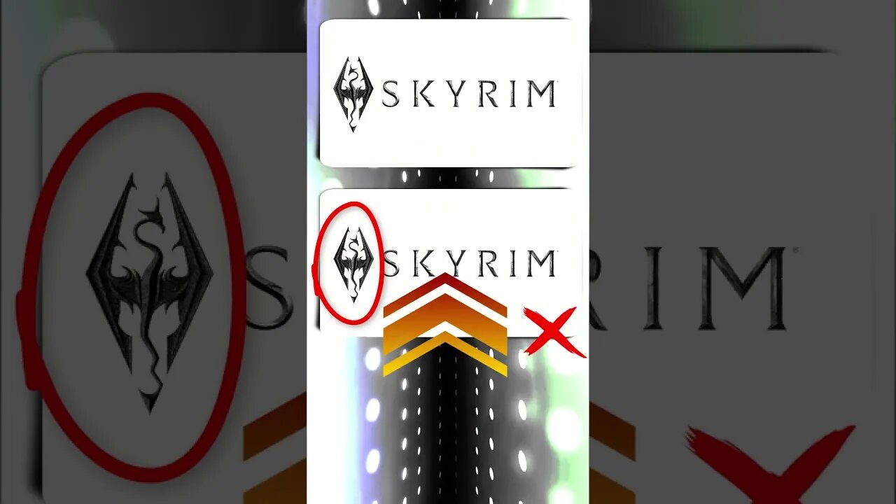 УГАДАЙ ПРАВИЛЬНЫЙ ЛОГОТИП SKYRIM ❔❓ #YoSquad #Shorts