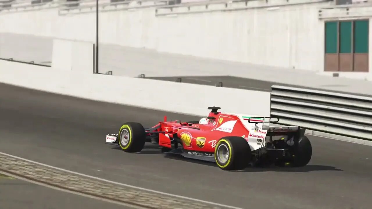 Ferrari SF70H (2017 Sebastian Vettel's car) on Nurburgring
