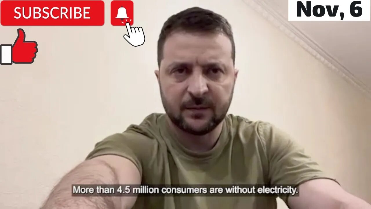 Vladimir Zelensky Explanations November 6, 2022 (Subtitle)