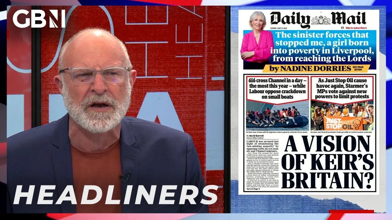 Simon Evans brings you tomorrow's front page headlines tonight