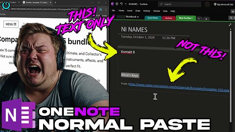 How to Get NORMAL Copy/Paste in OneNote (Text Only Paste)