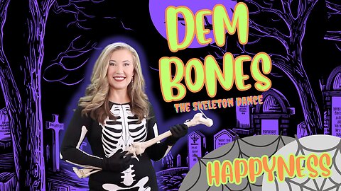 Dem Bones - The Skeleton Dance - Halloween | HappyNess