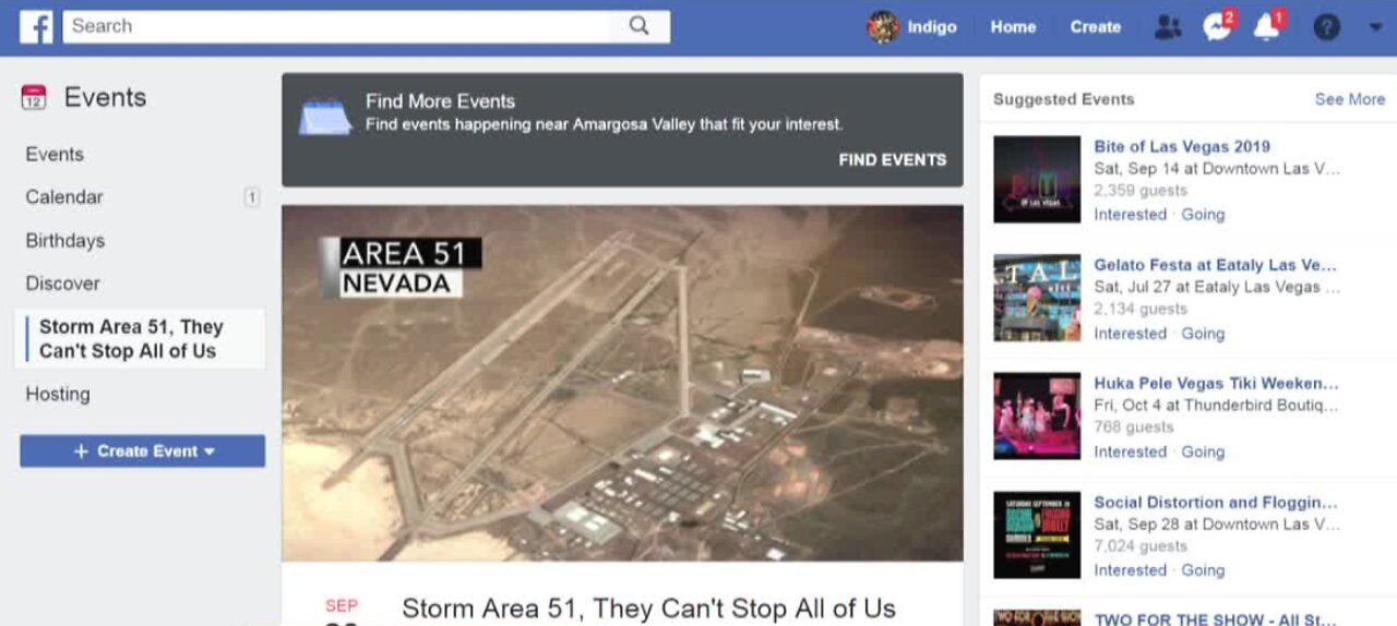 Storm Area 51 trending online