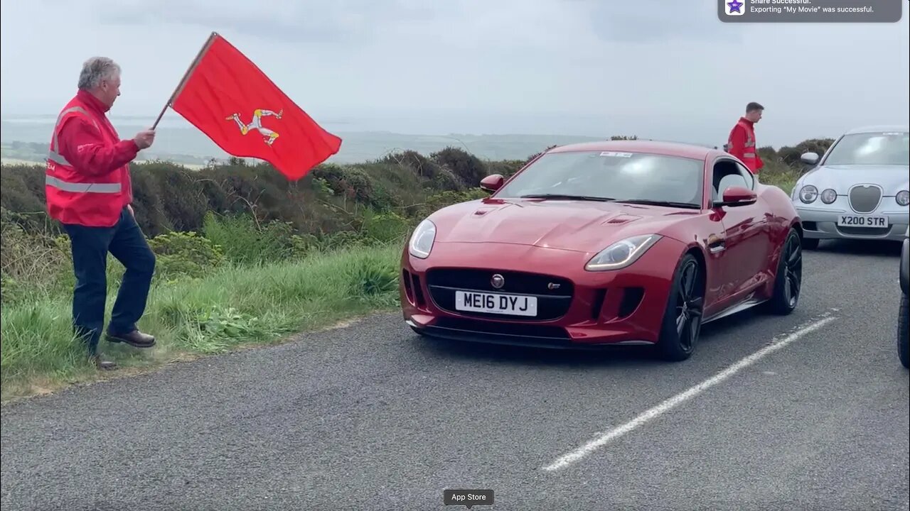Isle of Man, Sloc Mountain, Jaguar F-Type S (May 2023)