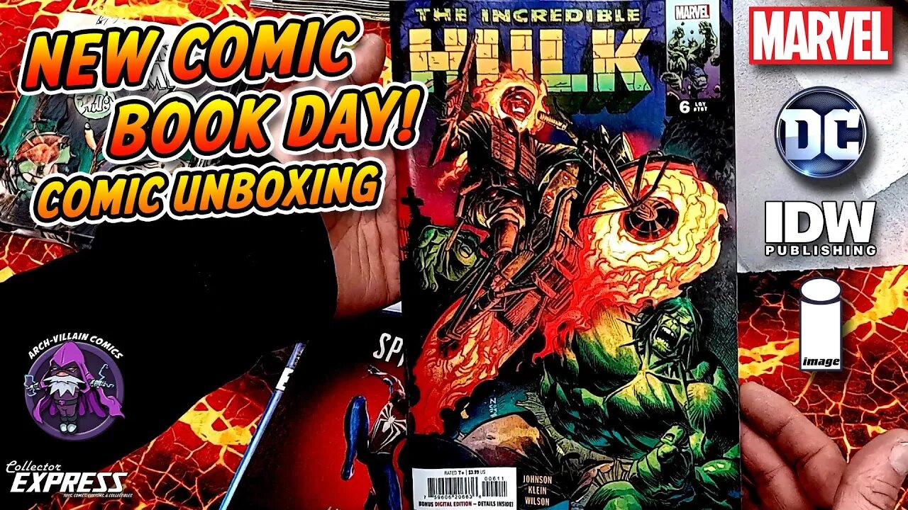 New COMIC BOOK Day - Marvel & DC Comics Unboxing November 22, 2023 - New Comics This Week 11-22-2023