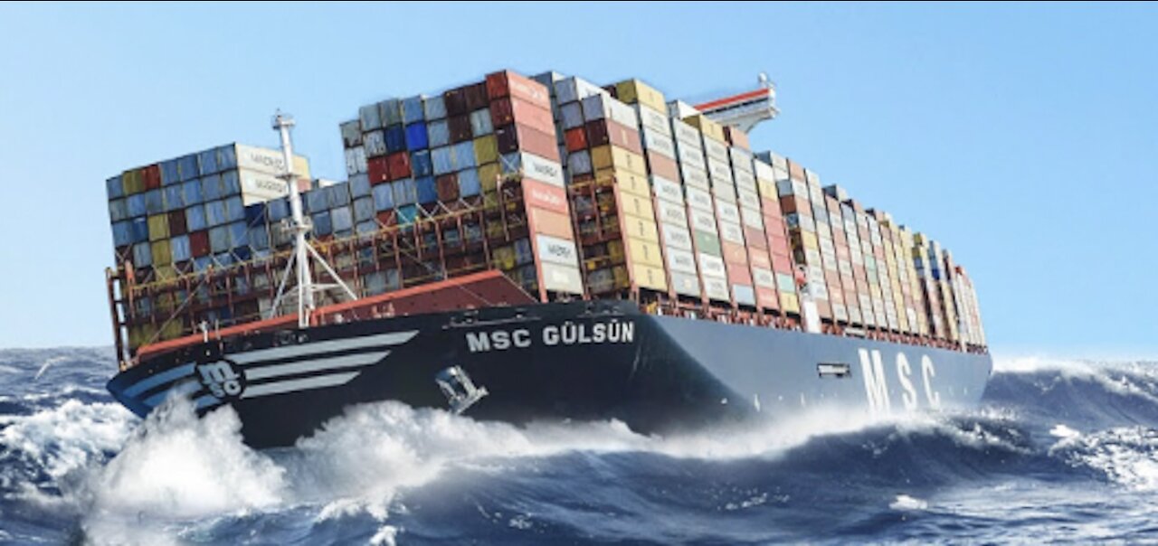 Inside the World's Largest Container Ships in Middle of the Ocean