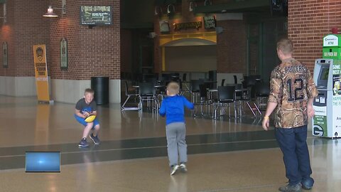 Father's Day festivities at Lambeau Field