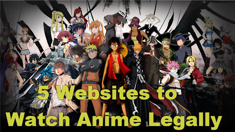 5 Legal Websites to Watch Anime