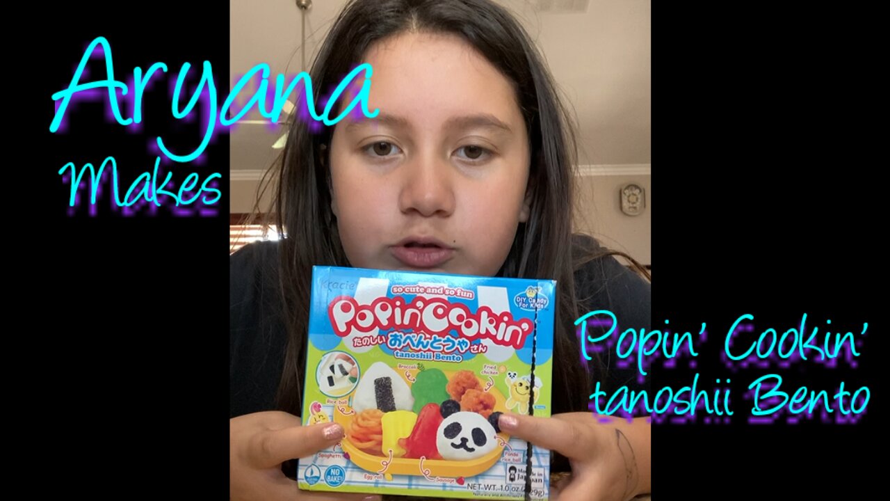 Aryana Makes Popin' Cookin' tanoshii Bento