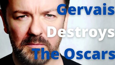 Ricky Gervais DESTROYS the Oscars! | The best comedian alive.