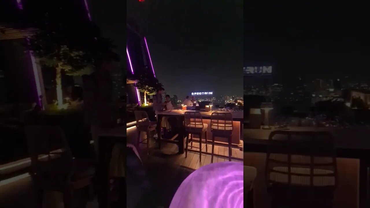 rooftop bar in Bangkok #shorts #bar #bangkok #shortsvideo #housemusic