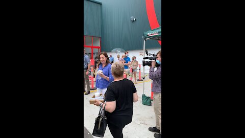 QLD Premier at BUNNINGS Stafford.