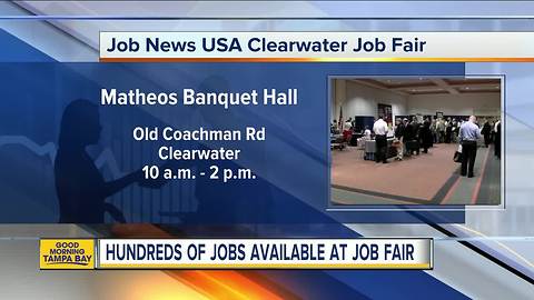 Hundreds of jobs at Career Fair on Tuesday